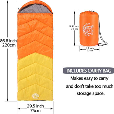 689b0f71bec811504a92878a870afed82a0d881e6496bcaff17f3.jpg Sleeping Bag 4 Seasons Adults & Kids for Camping Hiking Trips Warm Cool Weather,Lightweight and Waterproof with Compression Bag,Indoors Outdoors Activities