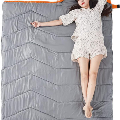 689b0f7751ce7fb001e2797e012038a59c4328e57900194a21de4.jpg Sleeping Bag 4 Seasons Adults & Kids for Camping Hiking Trips Warm Cool Weather,Lightweight and Waterproof with Compression Bag,Indoors Outdoors Activities
