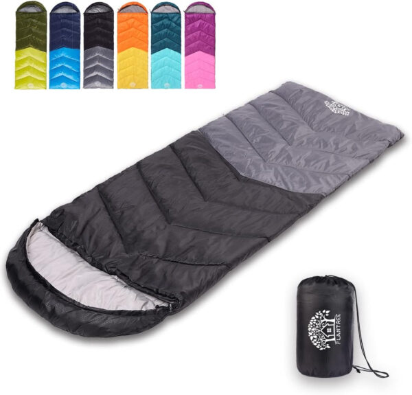 689b0f7d64aee79a5cc5d32b2563accb7f9f654f141d657acba39.jpg Sleeping Bag 4 Seasons Adults & Kids for Camping Hiking Trips Warm Cool Weather,Lightweight and Waterproof with Compression Bag,Indoors Outdoors Activities