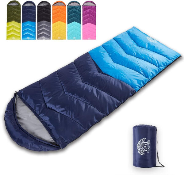 689b0f8d896aecc3e97709ecc3d6a4d9c1430678bf0852efee92a.jpg Sleeping Bag 4 Seasons Adults & Kids for Camping Hiking Trips Warm Cool Weather,Lightweight and Waterproof with Compression Bag,Indoors Outdoors Activities