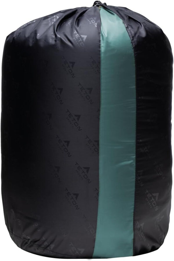 Teton Celsius Regular, -25F, 20F, 0F Degree Sleeping Bags, All Weather Bag for Adults and Kids, Camping Made Easy and Warm, Travel Sack Included