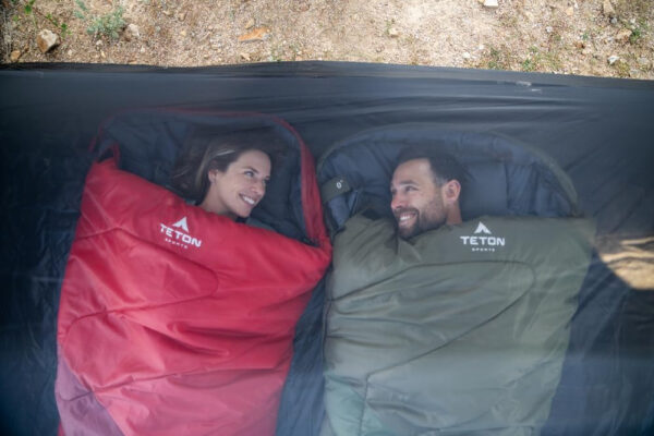 Teton Celsius Regular, -25F, 20F, 0F Degree Sleeping Bags, All Weather Bag for Adults and Kids, Camping Made Easy and Warm, Travel Sack Included