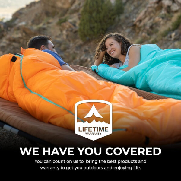 Teton Celsius Regular, -25F, 20F, 0F Degree Sleeping Bags, All Weather Bag for Adults and Kids, Camping Made Easy and Warm, Travel Sack Included