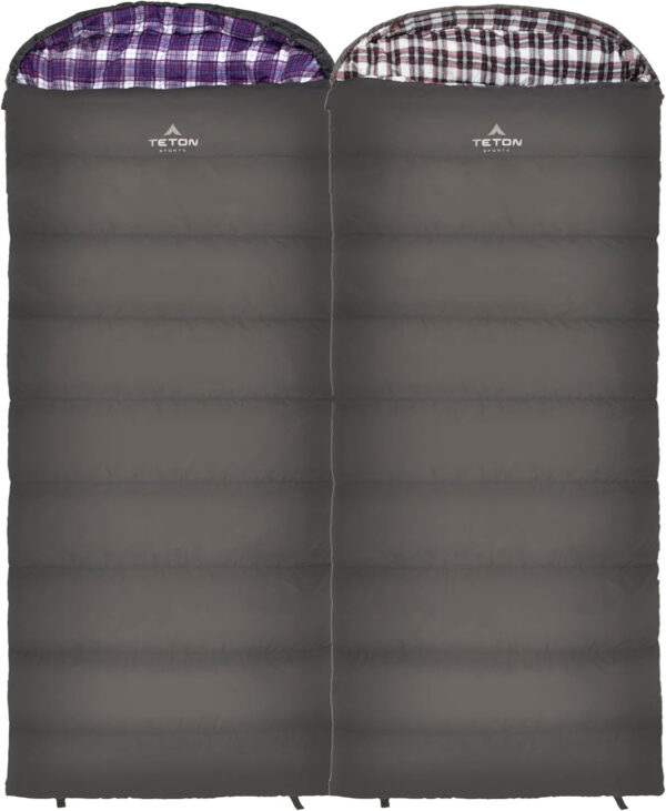 Teton Celsius Regular, -25F, 20F, 0F Degree Sleeping Bags, All Weather Bag for Adults and Kids, Camping Made Easy and Warm, Travel Sack Included