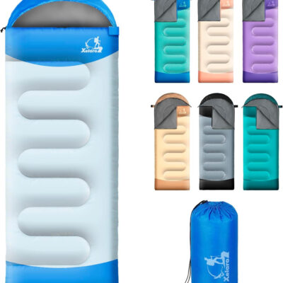 Sleeping Bags for Adults Kids - 3 Season Cold&Warm Weather Waterproof Camping Sleeping Bags - Lightweight Sleeping Bags for Camping Hiking Outdoor Travel