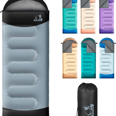 Sleeping Bags for Adults Kids - 3 Season Cold&Warm Weather Waterproof Camping Sleeping Bags - Lightweight Sleeping Bags for Camping Hiking Outdoor Travel