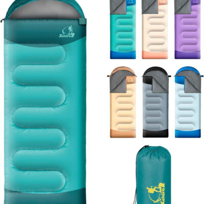 Sleeping Bags for Adults Kids - 3 Season Cold&Warm Weather Waterproof Camping Sleeping Bags - Lightweight Sleeping Bags for Camping Hiking Outdoor Travel