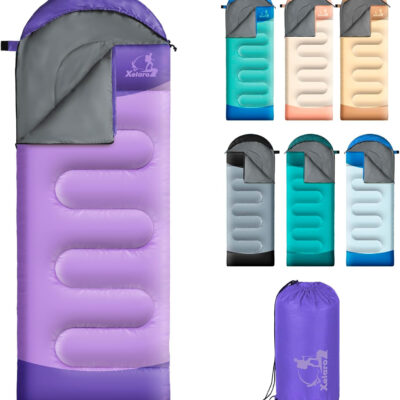 Sleeping Bags for Adults Kids - 3 Season Cold&Warm Weather Waterproof Camping Sleeping Bags - Lightweight Sleeping Bags for Camping Hiking Outdoor Travel