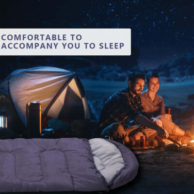 OBTANIM Sleeping Bags Portable Waterproof Camping Sleeping Bag for Adults Kids 4 Seasons Cold Weather or Warm Backpacking Hiking Mountaineering Indoor Outdoor Use