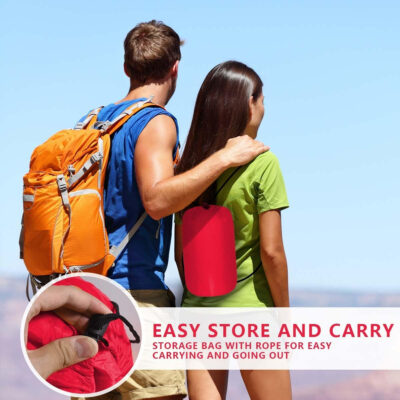 OBTANIM Sleeping Bags Portable Waterproof Camping Sleeping Bag for Adults Kids 4 Seasons Cold Weather or Warm Backpacking Hiking Mountaineering Indoor Outdoor Use