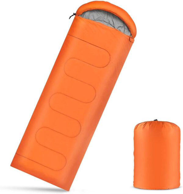 OBTANIM Sleeping Bags Portable Waterproof Camping Sleeping Bag for Adults Kids 4 Seasons Cold Weather or Warm Backpacking Hiking Mountaineering Indoor Outdoor Use