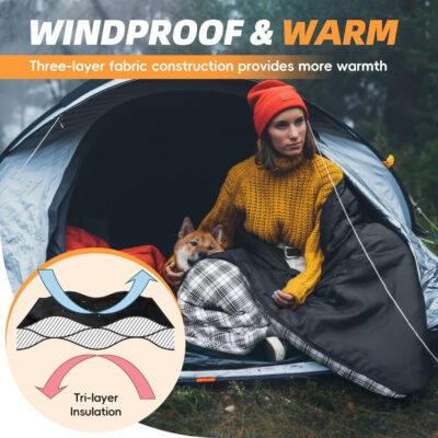 689b11d35f5c83b697c9b5bb74eef0e4e37770d496ee72251974c.jpg MEREZA Flannel Sleeping Bag for Adults XL, Large Wide Sleeping Bags for Camping Mens Warm Cotton Sleeping Bag 4 Season Warm & Cool Weather