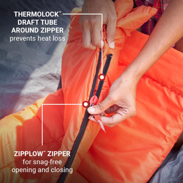 689b123b5a08597bd9c298525a983c4b3226e0b82fd434cd04074.jpg Coleman Kompact 20°F/30°F/40°F Sleeping Bag, Cool-Weather Adult Sleeping Bag with Heat Retention, Stuff Sack, & Snag-Free Zipper, Great for Camping, Sleepovers, Guests & More