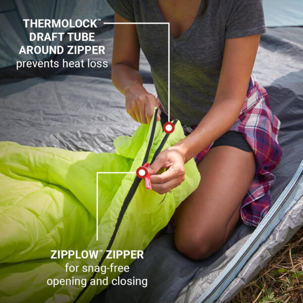 689b124e37f7bb32758bf26c6721ebbbc1d87476c7451eec22412.jpg Coleman Kompact 20°F/30°F/40°F Sleeping Bag, Cool-Weather Adult Sleeping Bag with Heat Retention, Stuff Sack, & Snag-Free Zipper, Great for Camping, Sleepovers, Guests & More