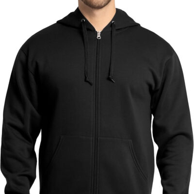 Fruit of the Loom Eversoft Fleece Full Zip Hoodie Sweatshirt