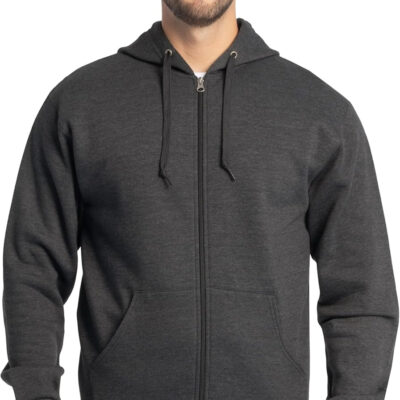Fruit of the Loom Eversoft Fleece Full Zip Hoodie Sweatshirt
