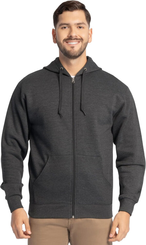 Fruit of the Loom Eversoft Fleece Full Zip Hoodie Sweatshirt