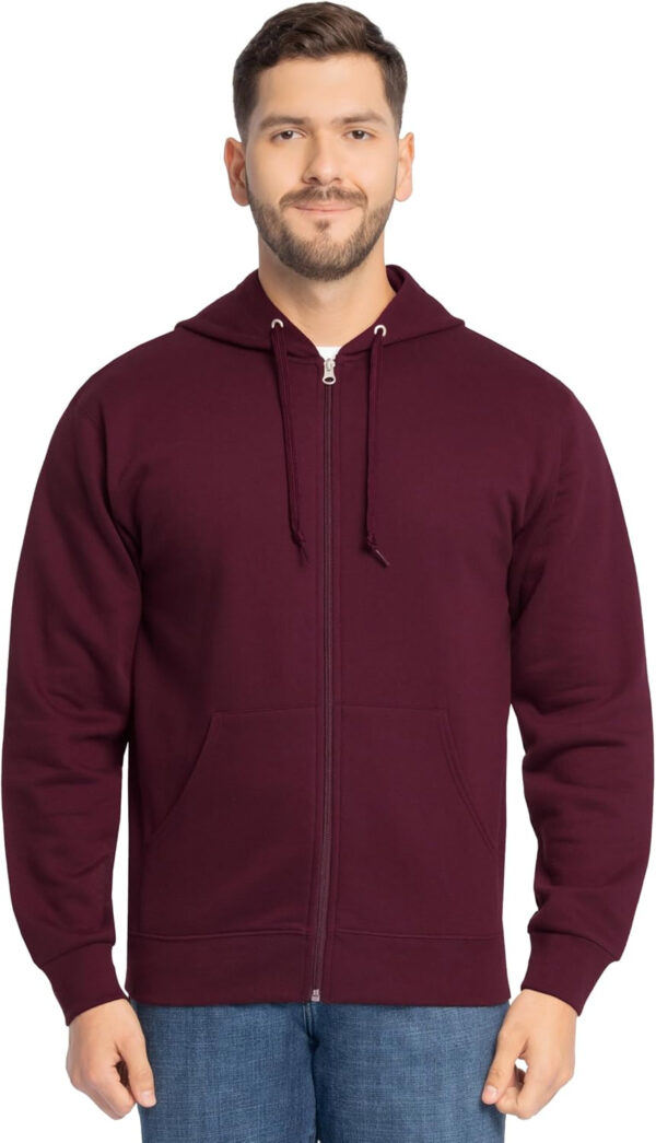 Fruit of the Loom Eversoft Fleece Full Zip Hoodie Sweatshirt