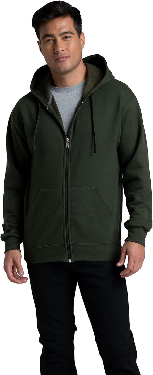 Fruit of the Loom Eversoft Fleece Full Zip Hoodie Sweatshirt