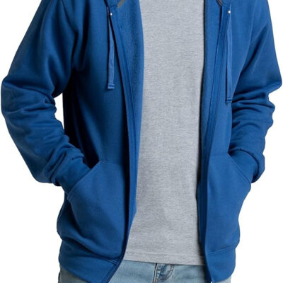 Fruit of the Loom Eversoft Fleece Full Zip Hoodie Sweatshirt