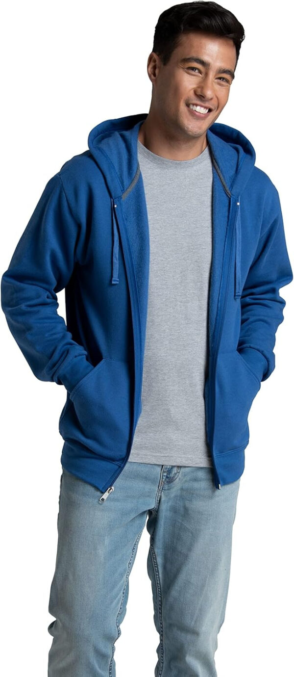 Fruit of the Loom Eversoft Fleece Full Zip Hoodie Sweatshirt