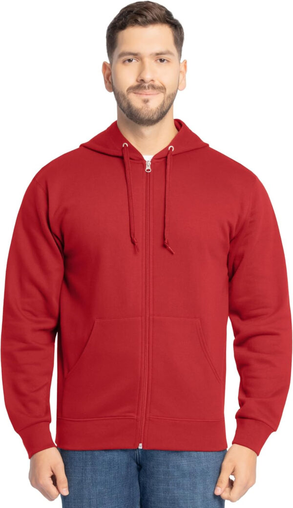 Fruit of the Loom Eversoft Fleece Full Zip Hoodie Sweatshirt