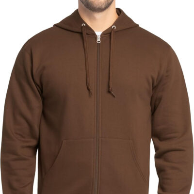 Fruit of the Loom Eversoft Fleece Full Zip Hoodie Sweatshirt