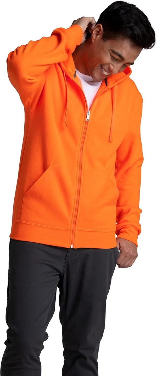 Fruit of the Loom Eversoft Fleece Full Zip Hoodie Sweatshirt