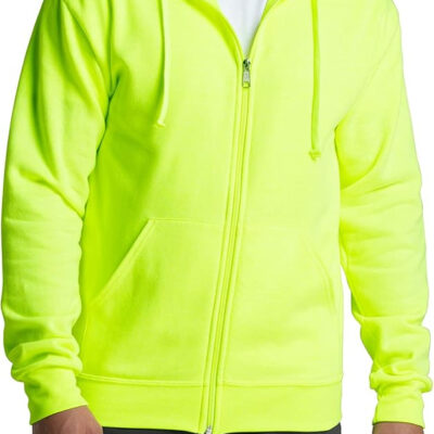 Fruit of the Loom Eversoft Fleece Full Zip Hoodie Sweatshirt