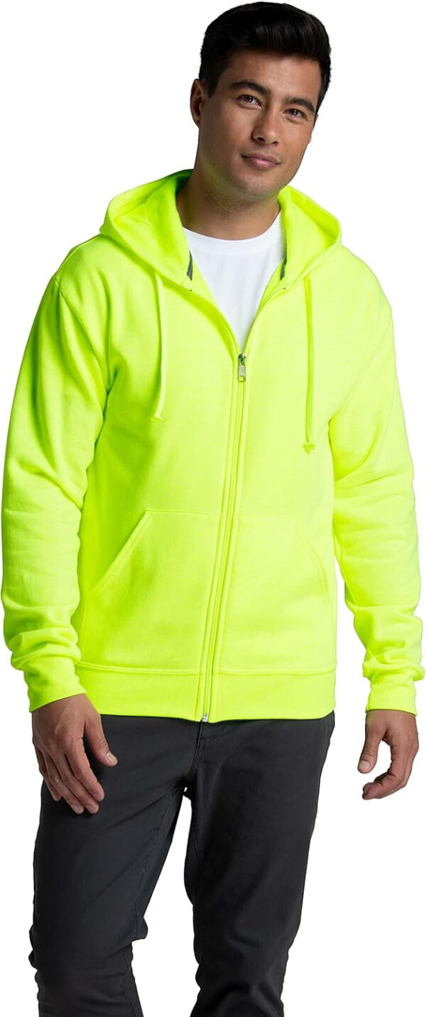 Fruit of the Loom Eversoft Fleece Full Zip Hoodie Sweatshirt