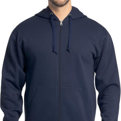 Fruit of the Loom Eversoft Fleece Full Zip Hoodie Sweatshirt