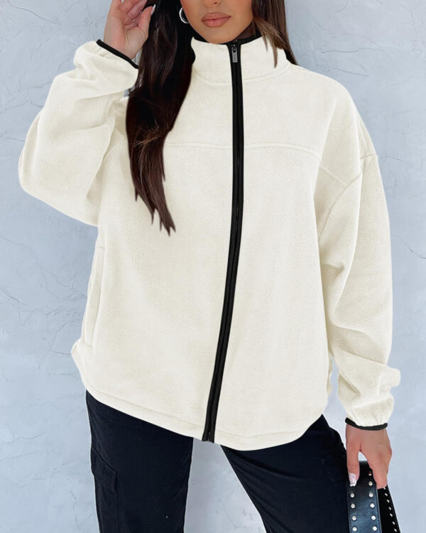 689b169e5c6409483d7cc1a445b73145085c9425e3cfc7a662084.jpg BTFBM Women's Fleece Jackets Fall Winter Clothes 2025 Stand Collar Outwear Jacket Zip Up Casual Fuzzy Coats Pockets