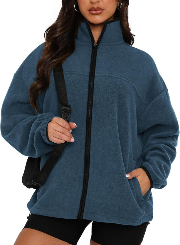 689b16afc8aff3fa59095ba2437caeb83ca298024e3634f2f55bf.jpg BTFBM Women's Fleece Jackets Fall Winter Clothes 2025 Stand Collar Outwear Jacket Zip Up Casual Fuzzy Coats Pockets