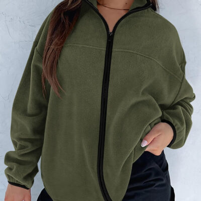 689b16c8ba59d66810d52fefb0d4c7e04b1e538558ab33839f4d1.jpg BTFBM Women's Fleece Jackets Fall Winter Clothes 2025 Stand Collar Outwear Jacket Zip Up Casual Fuzzy Coats Pockets