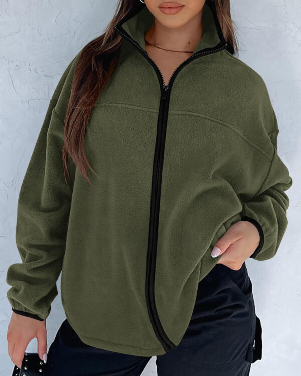 689b16c8ba59d66810d52fefb0d4c7e04b1e538558ab33839f4d1.jpg BTFBM Women's Fleece Jackets Fall Winter Clothes 2025 Stand Collar Outwear Jacket Zip Up Casual Fuzzy Coats Pockets