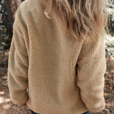 689b175b9f9691db5d914927c598b80372f021078d4a61de82e14.jpg Dokotoo Womens Winter Trendy Full Zipper Fleece Jackets Long Sleeve Relaxed Warm Teddy Coats with Pockets