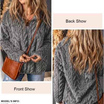 689b183167e1ca85ee01f2aa386f7a7d829e5cee90869871f7b81.jpg Dokotoo Winter Fleece Jacket for Women Zipper Up Zip Up Stand Collar with Pockets Coats