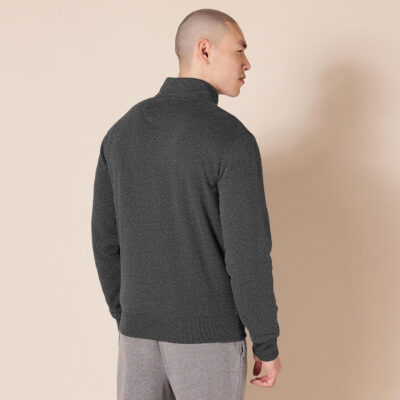 Amazon Essentials Men's Sweatshirt, Mock Neck, Fleece Zip Up