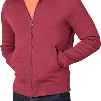 Amazon Essentials Men's Sweatshirt, Mock Neck, Fleece Zip Up