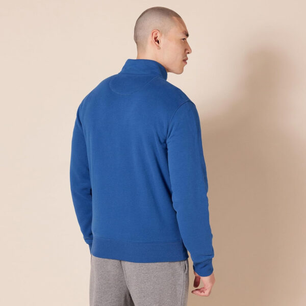 Amazon Essentials Men's Sweatshirt, Mock Neck, Fleece Zip Up