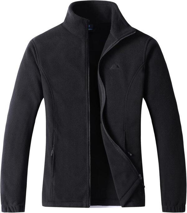 689b1b7ba53364e4a28ee49583353012ee7a92de227ef7486e465.jpg GIMECEN Women's Lightweight Full Zip Soft Polar Fleece Jacket Outdoor Recreation Coat With Zipper Pockets