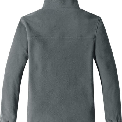 689b1b84b33204fa604ad4b78f6c99e856fffe4564c9c692f2c30.jpg GIMECEN Women's Lightweight Full Zip Soft Polar Fleece Jacket Outdoor Recreation Coat With Zipper Pockets