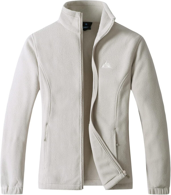 689b1ba8c0e5be6c447fd2042af7dd1b8d061d64c3283ed2549e1.jpg GIMECEN Women's Lightweight Full Zip Soft Polar Fleece Jacket Outdoor Recreation Coat With Zipper Pockets