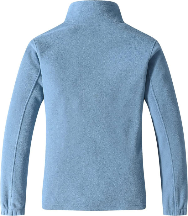 689b1bc779fd1bceaef35c729458d666158cdecfb6e94d6d465a0.jpg GIMECEN Women's Lightweight Full Zip Soft Polar Fleece Jacket Outdoor Recreation Coat With Zipper Pockets