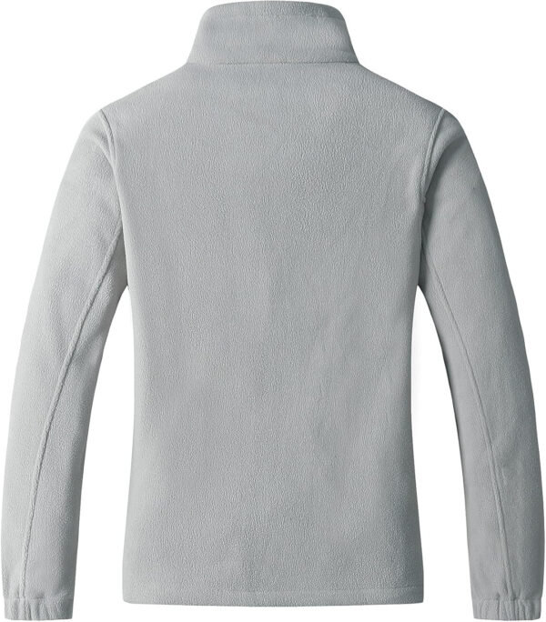 689b1bd6b6c79a961fcaa7bbe777481ec206e89400c7d304588e5.jpg GIMECEN Women's Lightweight Full Zip Soft Polar Fleece Jacket Outdoor Recreation Coat With Zipper Pockets