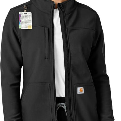 689b1c718cd61bd845d69cf1dba1b28eff5deaf67ec419f465808.jpg Carhartt Scrubs C81023 Women's Rugged Flex® Modern Fit Bonded Fleece Ja