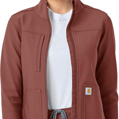689b1c8f8e179d417e0c2d24041eaed172a83c5f4bc14a9c0d07e.jpg Carhartt Scrubs C81023 Women's Rugged Flex® Modern Fit Bonded Fleece Ja
