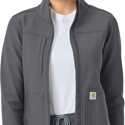 689b1c9ea72a9fe65742254b401a6d017a45909d515df7995e2c0.jpg Carhartt Scrubs C81023 Women's Rugged Flex® Modern Fit Bonded Fleece Ja