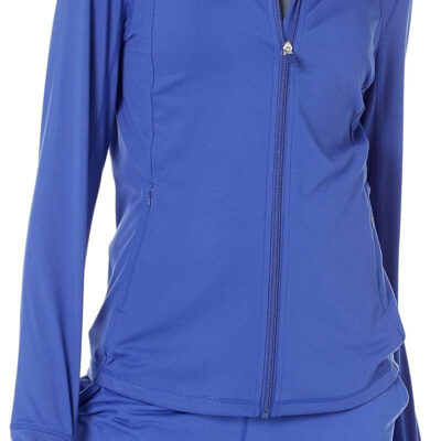 Amazon Essentials Women's Fleece Full-Zip Jacket - Brushed Tech Stretch (Available in Plus Size)