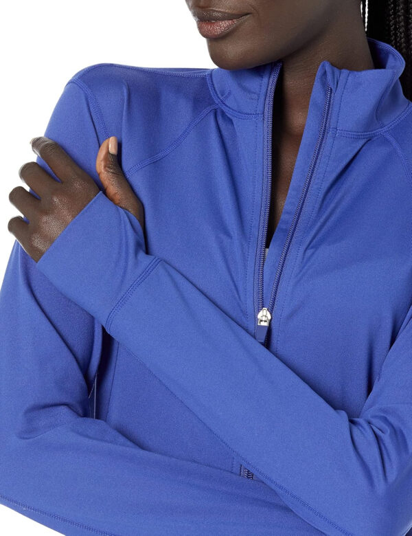 Amazon Essentials Women's Fleece Full-Zip Jacket - Brushed Tech Stretch (Available in Plus Size)